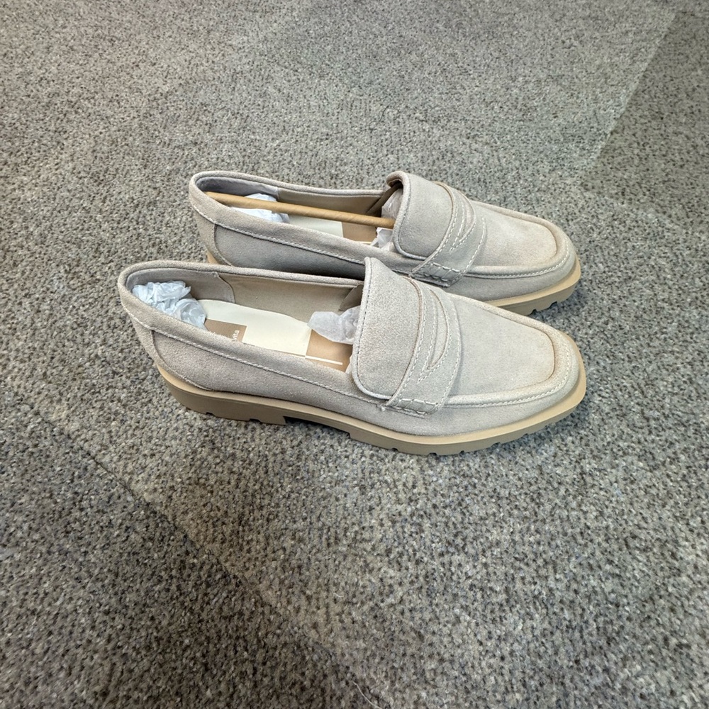 Dolce Vita Tan Suede Loafers